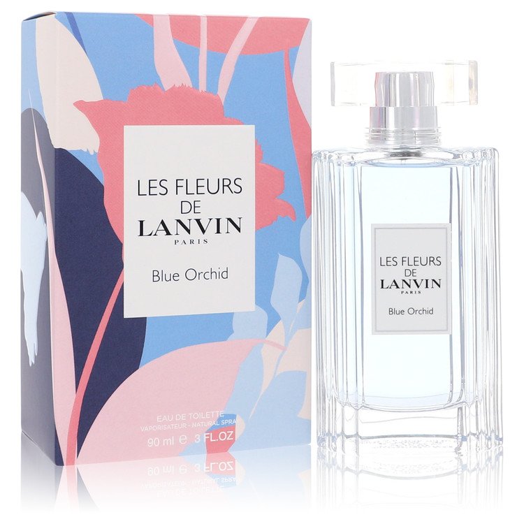 Les Fleurs De Lanvin Blue Orchid Eau De Toilette Spray By Lanvin (Women) - Rochan Shop