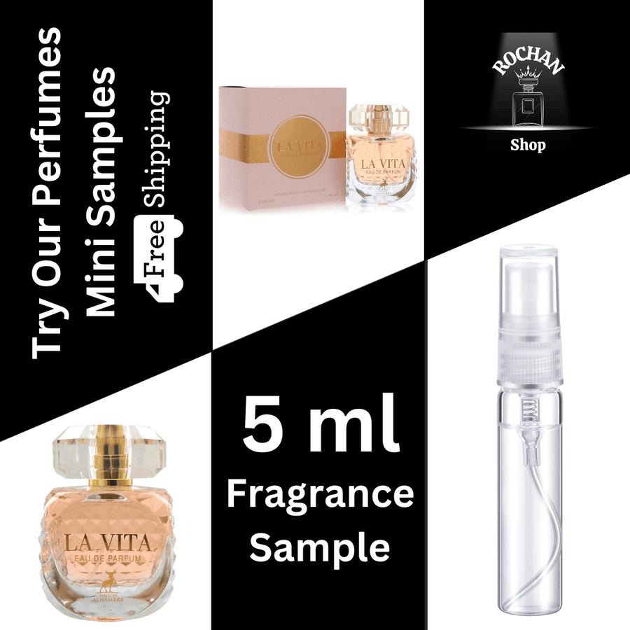 La Vita By Maison Alhambra Eau De Parfum Spray 5 ml Sample (Women) - Rochan Shop