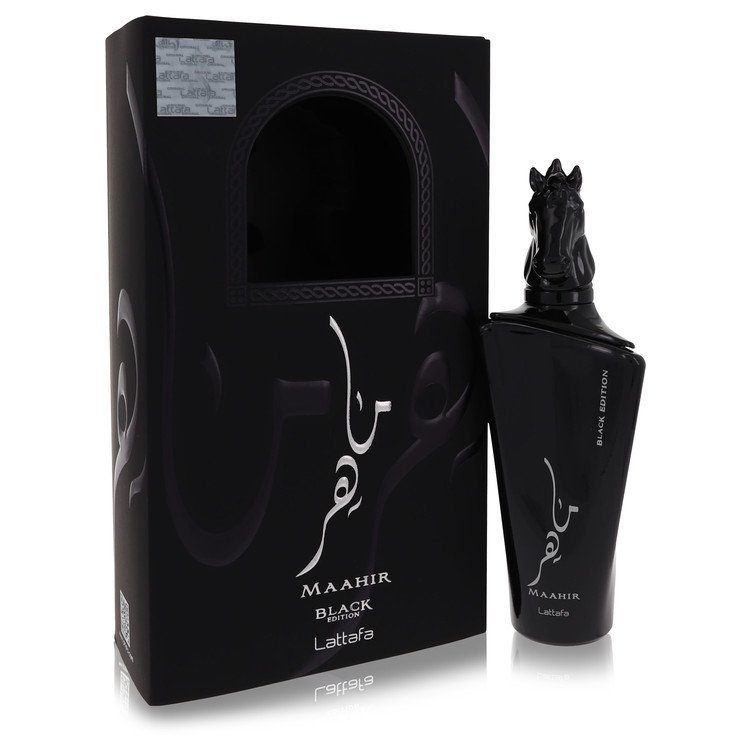 Maahir Black Edition Eau De Parfum Spray (Unisex) By Lattafa (Women) - Rochan Shop