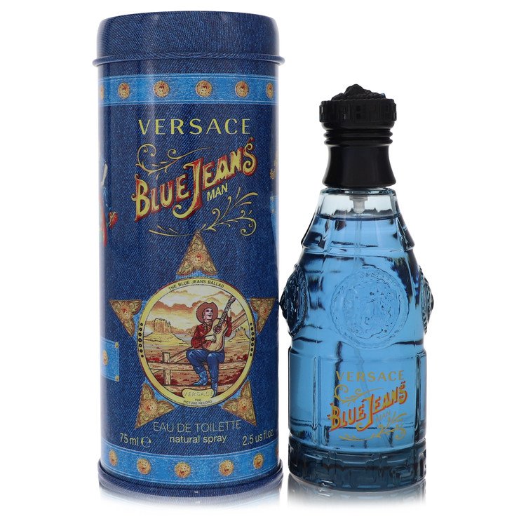 Blue Jeans Eau De Toilette Spray (New Packaging) By Versace (Men) - Rochan Shop