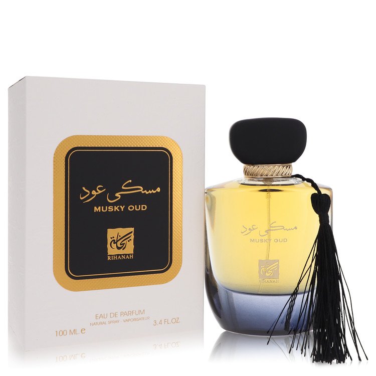 Musky Oud Eau De Parfum Spray (Unisex) By Rihanah (Men) - Rochan Shop