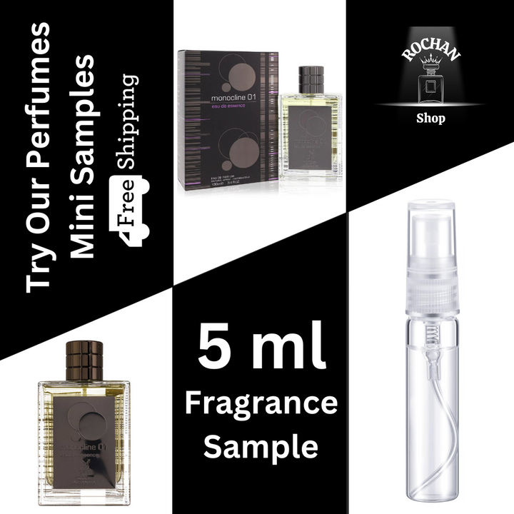 Monocline 01 Eau De Essence By Maison Alhambra Eau De Parfum Spray 5 ml Sample (Unisex)