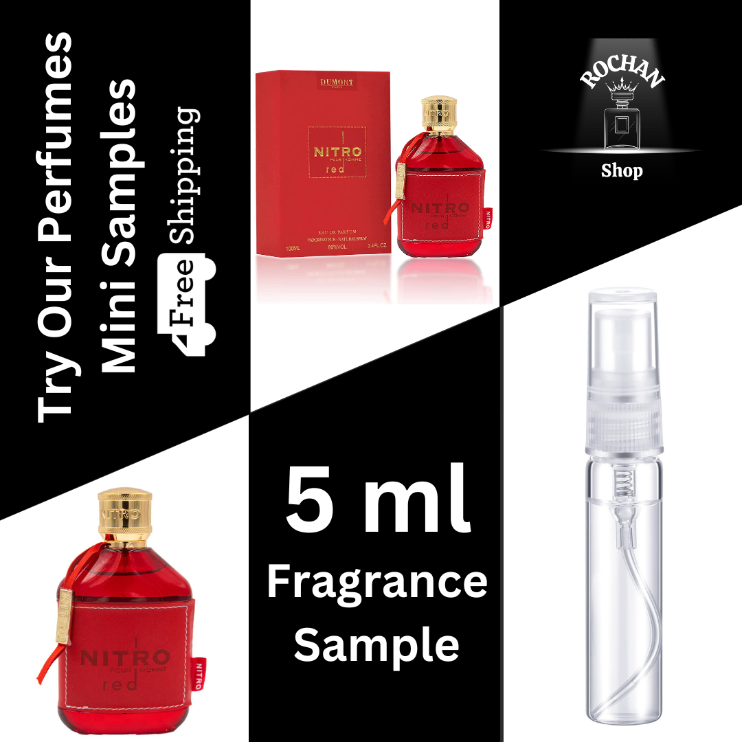 Nitro Red By Dumont Eau De Parfum Spray 5 ml Sample (Men)