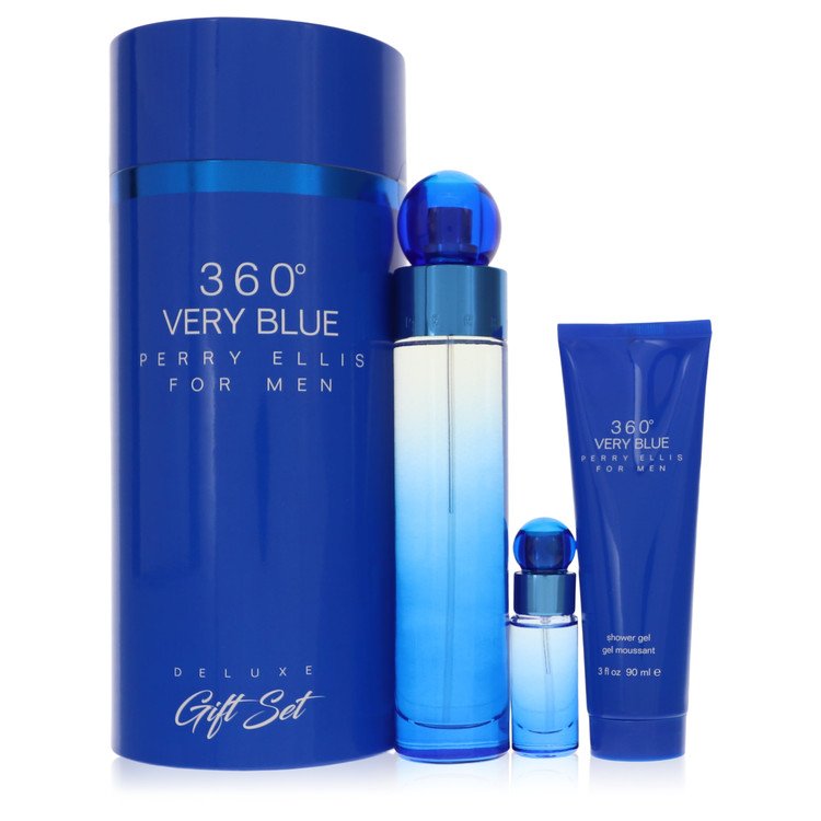 Perry Ellis 360 Very Blue Gift Set By Perry Ellis (Men) - Rochan Shop