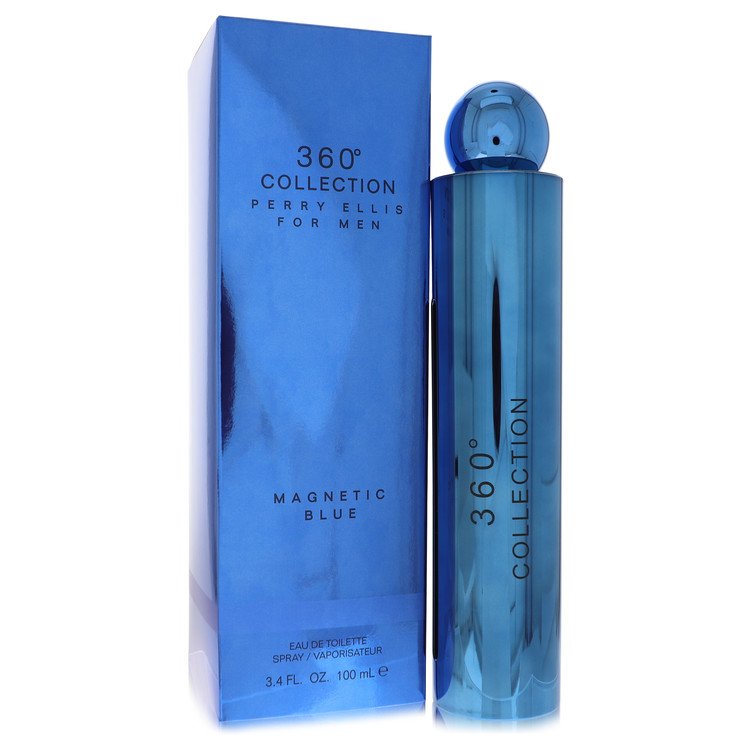 Perry Ellis 360 Collection Magnetic Blue Eau De Toilette Spray By Perry Ellis (Men)