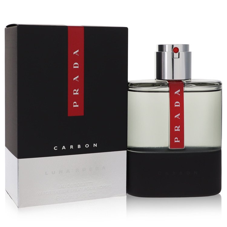 Prada Luna Rossa Carbon Eau De Toilette Spray By Prada (Men) - Rochan Shop