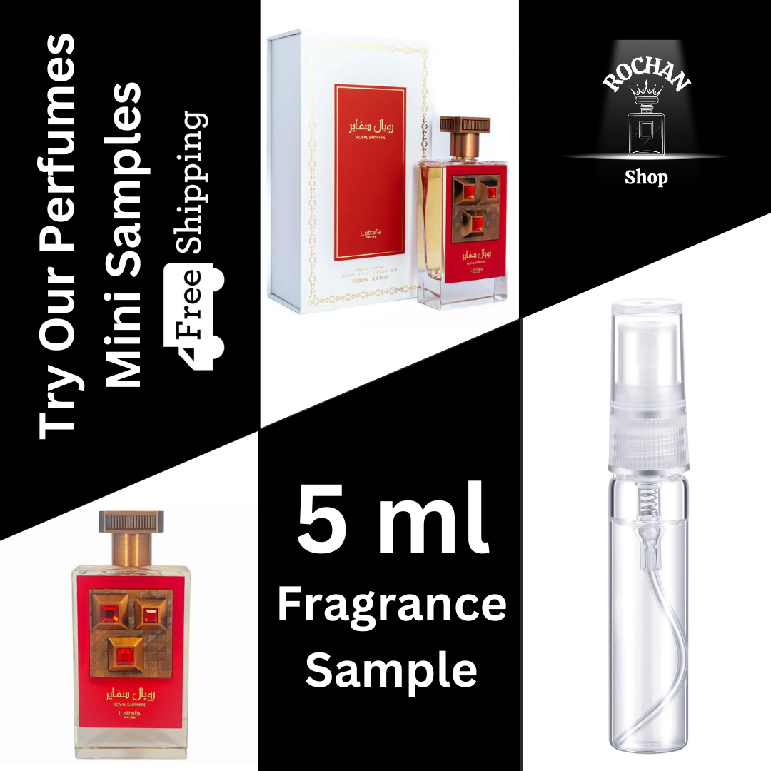 Pride Royal Sapphire By Lattafa Eau De Parfum Spray 5 ml Sample (Unisex)