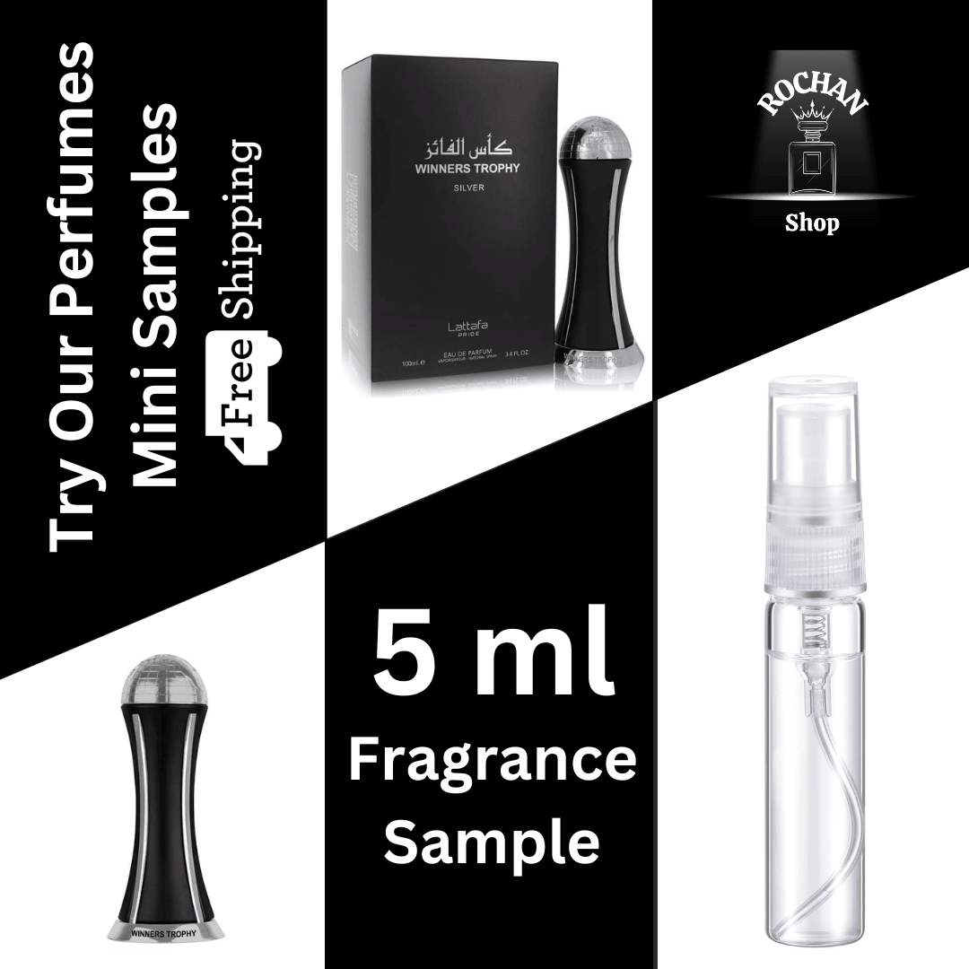 Pride Winners Trophy Silver By Lattafa Eau De Parfum Spray 5 ml Sample (Men) - Rochan Shop