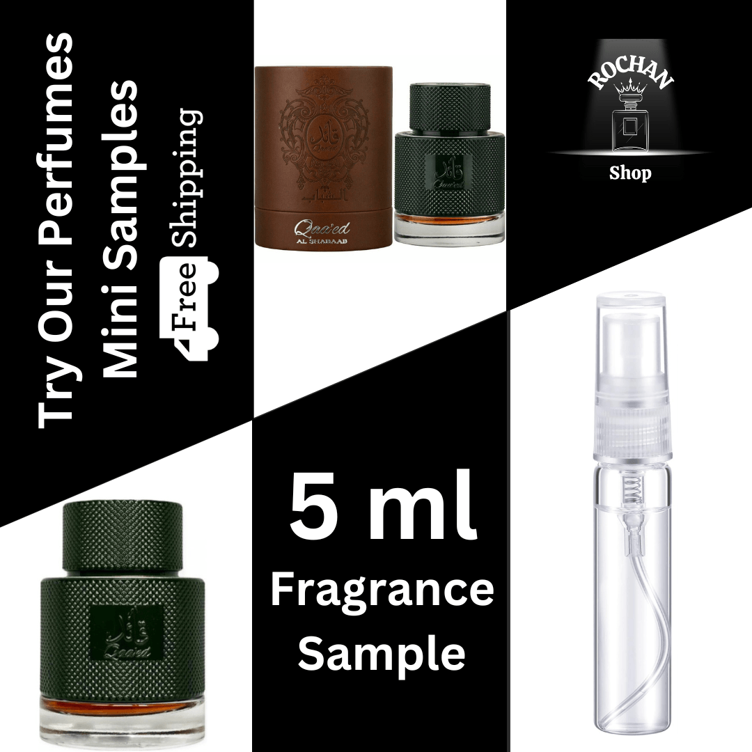 Qaaed Al Shabaab By Lattafa Eau De Parfum Spray 5 ml Sample (Men) - Rochan Shop