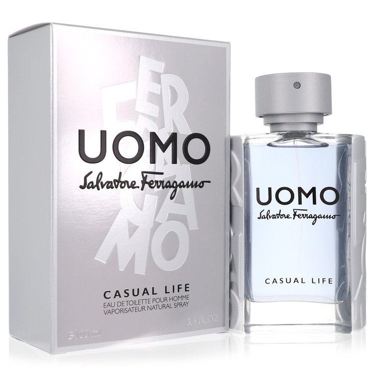 Salvatore Ferragamo Uomo Casual Life Eau De Toilette Spray By Salvatore Ferragamo (Men) - Rochan Shop