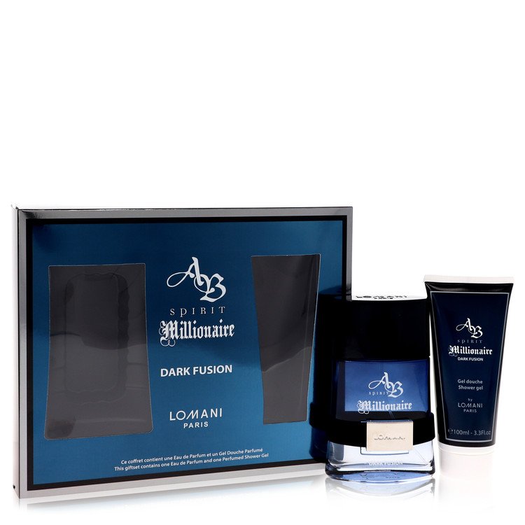 Spirit Millionaire Dark Fusion Gift Set By Lomani (Men) - Rochan Shop