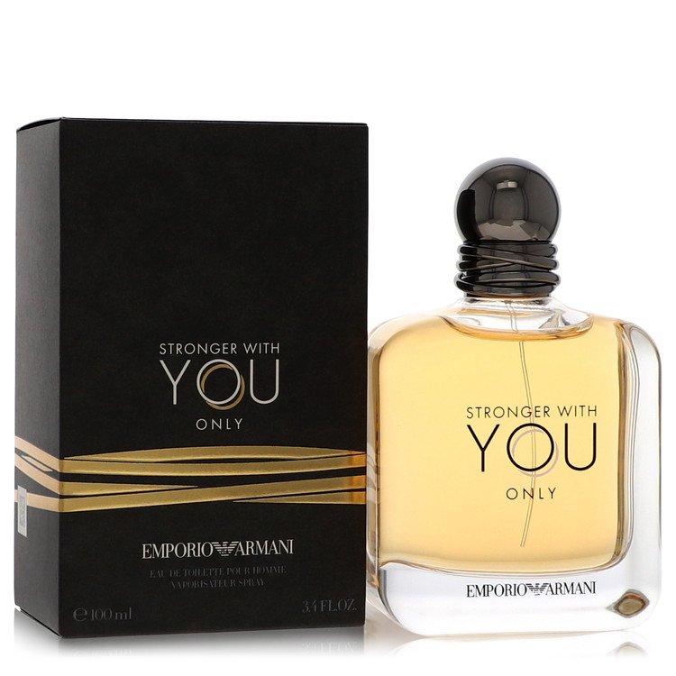 Stronger With You Only Eau De Toilette Spray By Giorgio Armani (Men)