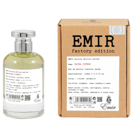 Paris Corner Emir Factory Edition Ultra Citrus Eau De Parfum Paris Corner (Unisex) - Rochan Shop