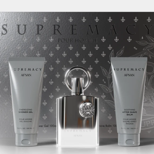 Afnan Supremacy Silver 3 Piece Gift Set Afnan Men's Gift Sets - Rochan Shop