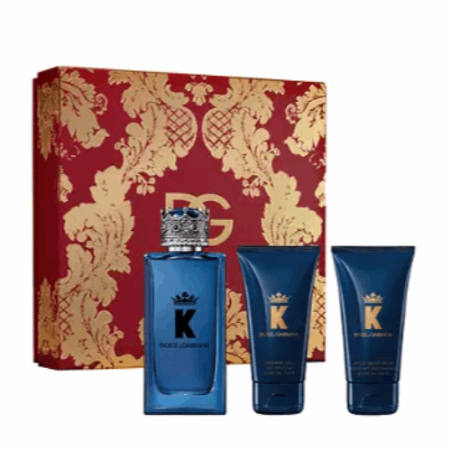 K By Dolce & Gabbana Eau De Parfum 3 Piece Gift Set Dolce & Gabbana Men's Gift Sets - Rochan Shop