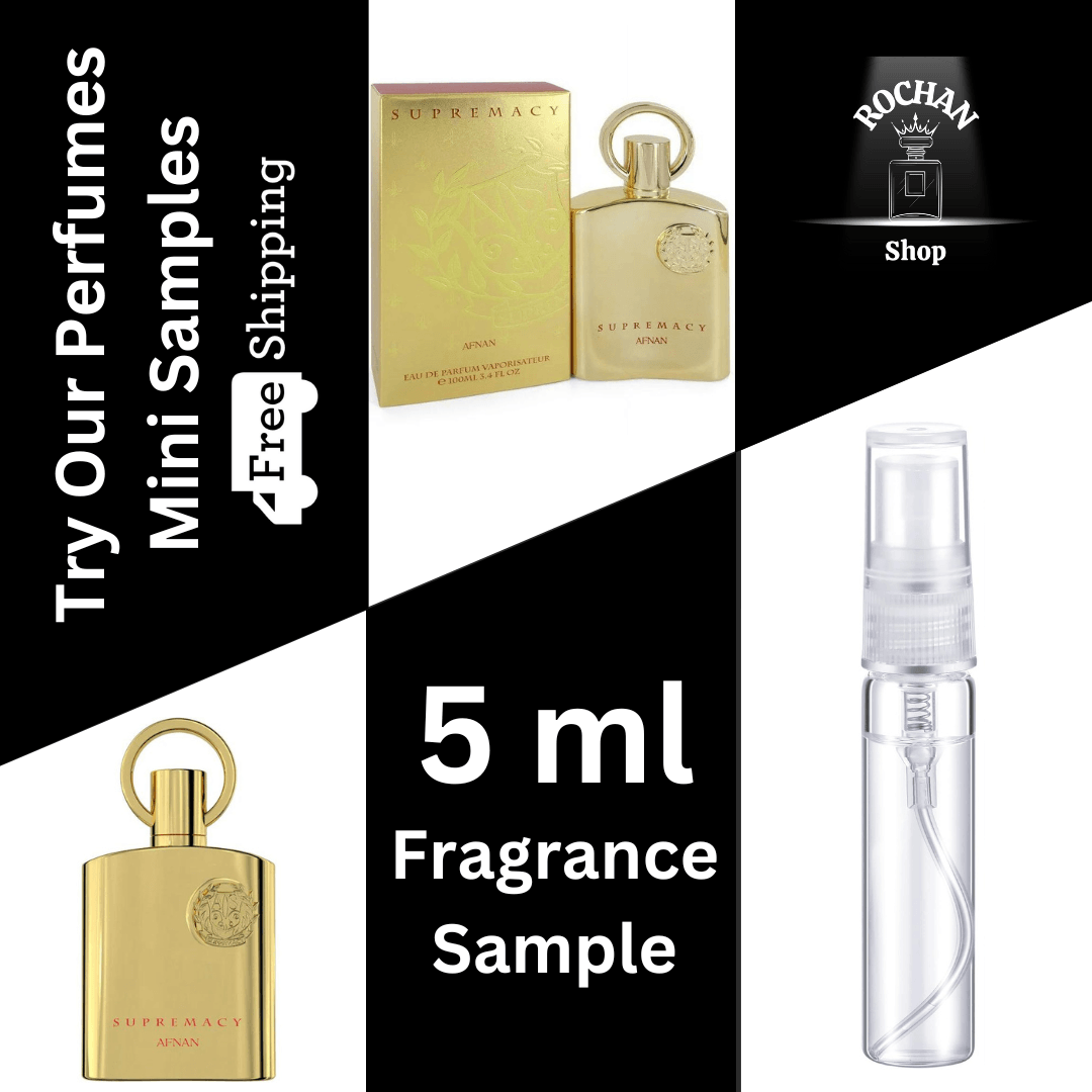 Supremacy Gold By Afnan Eau De Parfum Spray 5 ml Sample (Unisex) - Rochan Shop