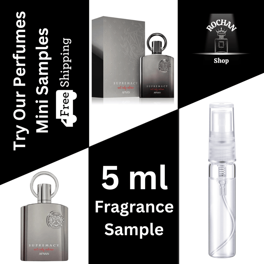 Supremacy Not Only Intense By Afnan Extrait De Parfum Spray 5 ml Sample (Men) - Rochan Shop