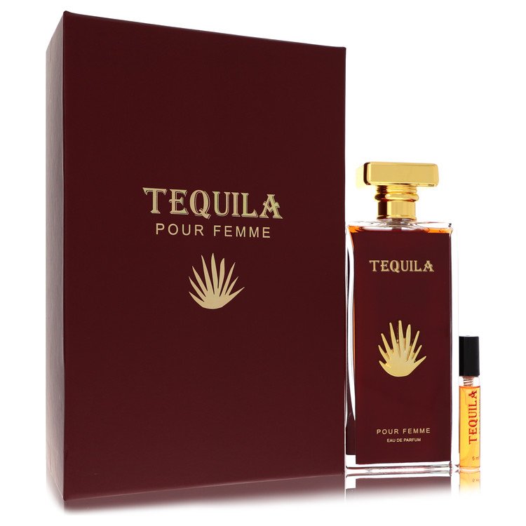 Tequila Pour Femme Red Eau De Parfum Spray + Free .17 Oz Mini Edp Spray By Tequila Perfumes (Women)