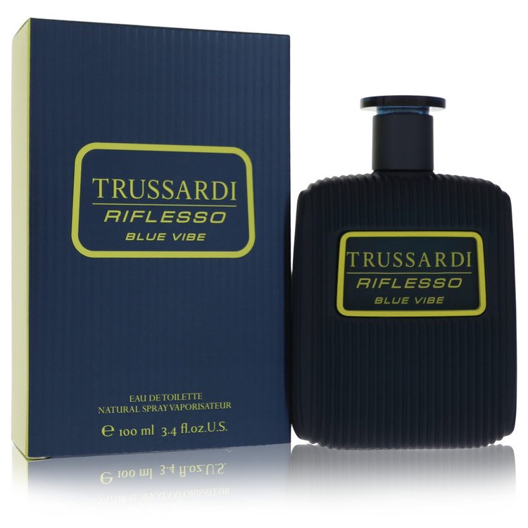 Trussardi Riflesso Blue Vibe Eau De Toilette Spray By Trussardi (Men) - Rochan Shop