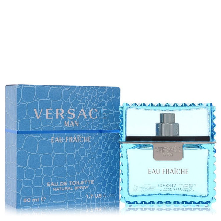 Versace Man Eau Fraiche Eau De Toilette Spray (Blue) By Versace (Men) - Rochan Shop