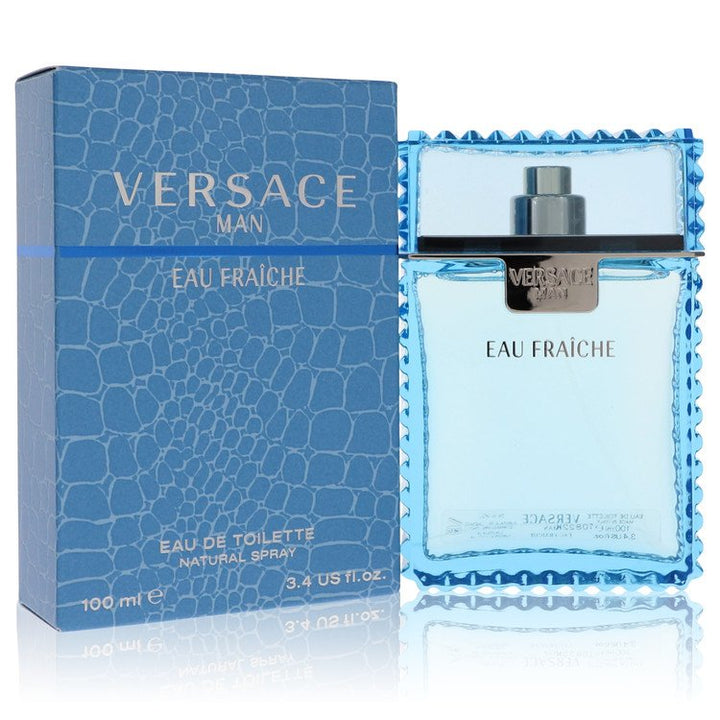 Versace Man Eau Fraiche Eau De Toilette Spray (Blue) By Versace (Men) - Rochan Shop