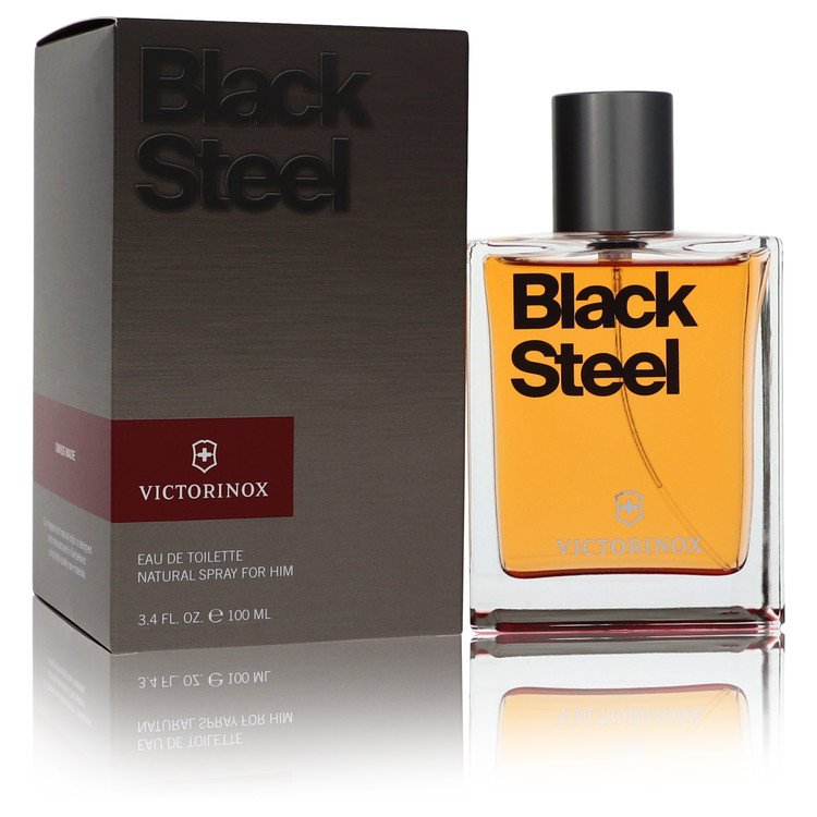 Victorinox Black Steel Eau De Toilette Spray By Victorinox (Men) - Rochan Shop