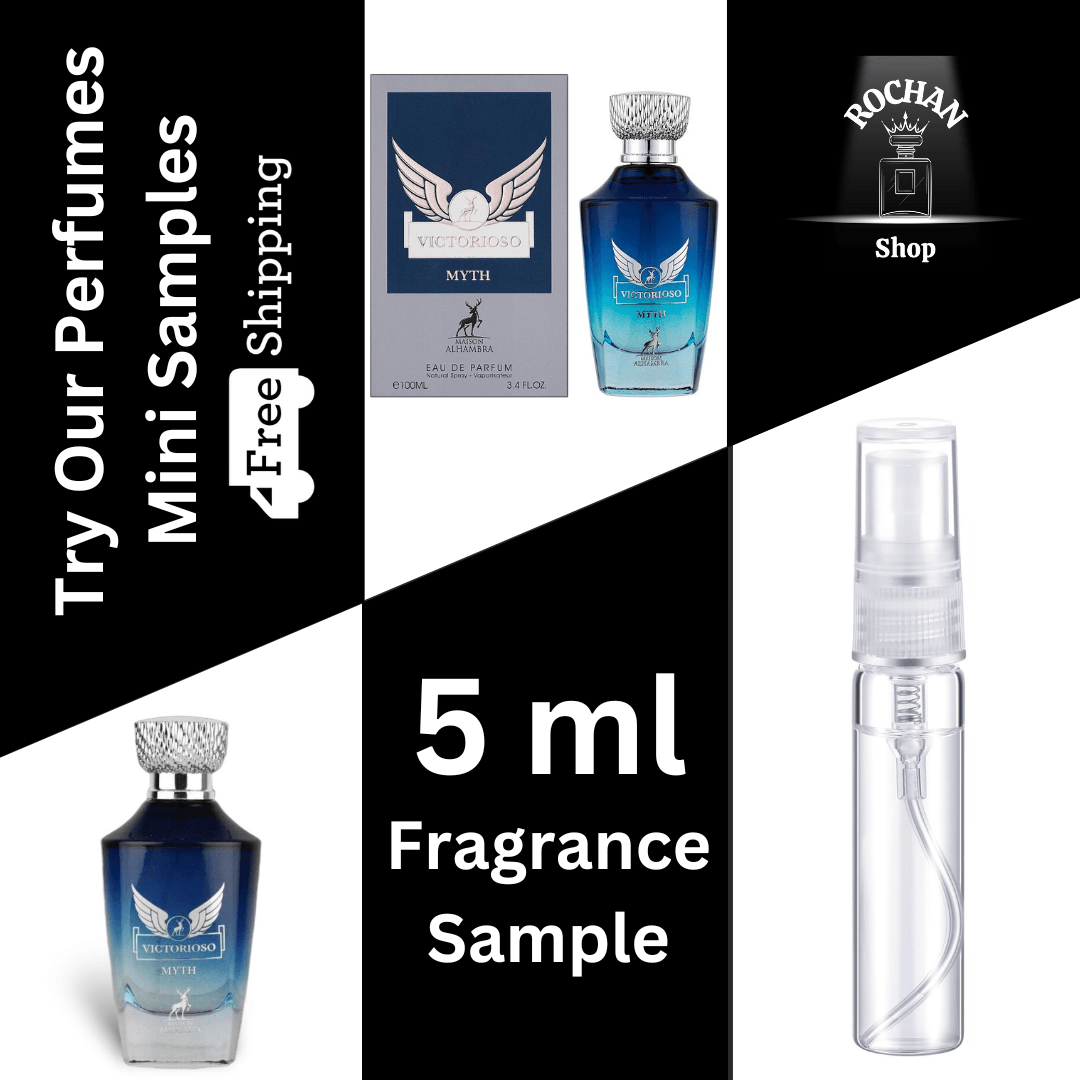 Victorioso Myth By Maison Alhambra Eau De Parfum Spray 5 ml Sample (Men) - Rochan Shop