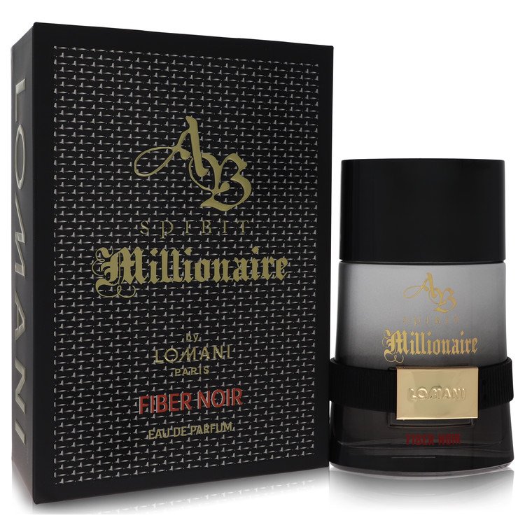 Ab Spirit Millionaire Fiber Noir Eau De Parfum Spray By Lomani (Men) - Rochan Shop