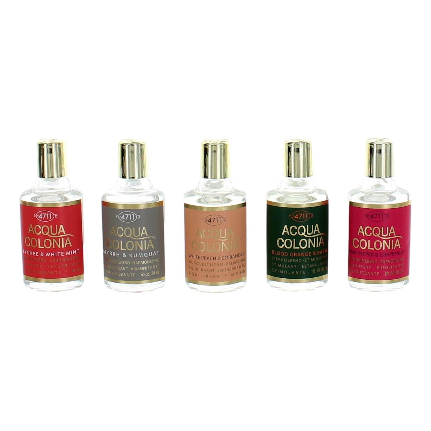 Acqua Colonia By 4711, 5 Piece Variety Set No.2 For Unisex - Rochan Shop