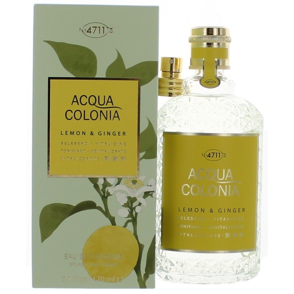 Acqua Colonia Lemon & Ginger By 4711, 5.7oz Eau De Cologne Splash/Spray Unisex - Rochan Shop