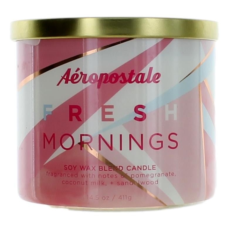 Aeropostale 14.5 Oz Soy Wax Blend 3 Wick Candle Fresh Mornings - Rochan Shop