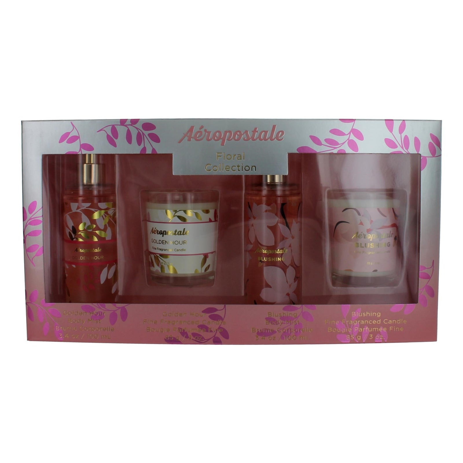 Aeropostale Floral Collection By Aeropostale, 4 Piece Gift Set - Rochan Shop