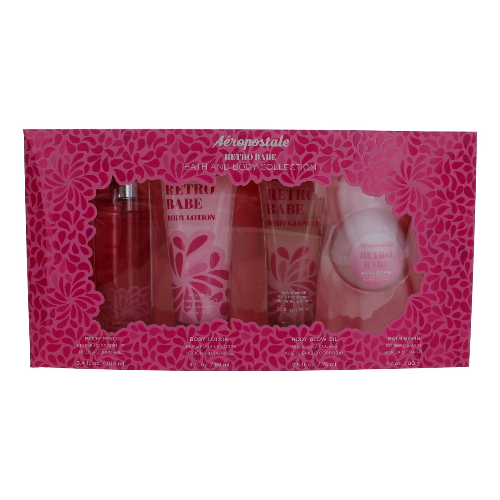 Aeropostale Retro Babe By Aeropostale, 4 Piece Bath And Body Collection - Rochan Shop