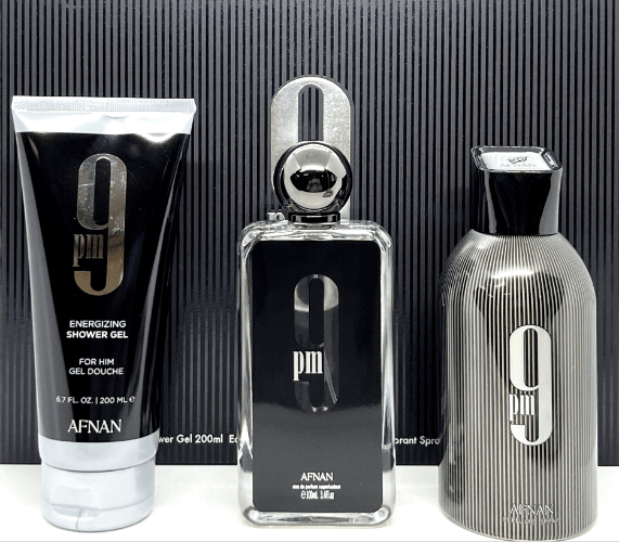 Afnan 9 Pm 3 Piece Gift Set 3 Piece Gift Set With 3.4 Oz Edp Men's Gift Sets - Rochan Shop
