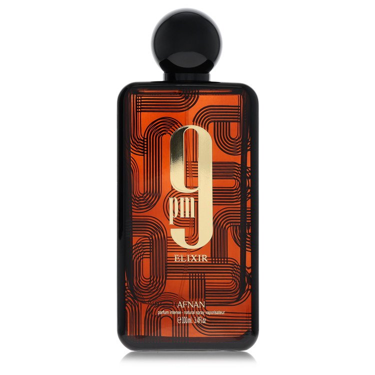 Afnan 9 Pm Elixir Intense By Afnan Parfum Intense Spray (Unisex Tester) 3.4 Oz (Men) - Rochan Shop