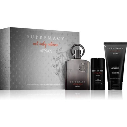 Afnan Supremacy Not Only Intense 3 Piece Gift Set Afnan Men's Gift Sets - Rochan Shop