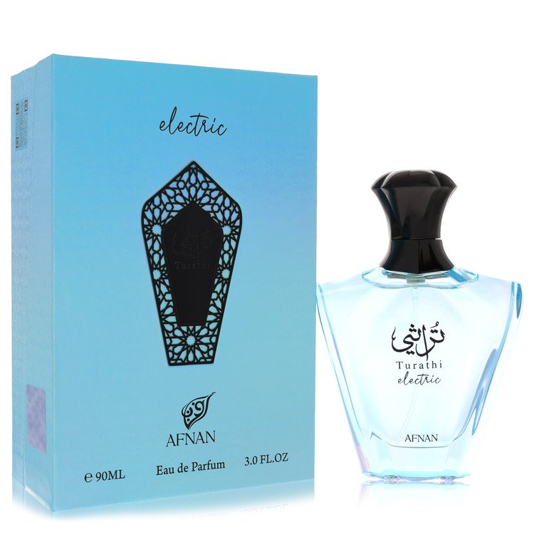 Afnan Turathi Electric By Afnan Eau De Parfum Spray (Unisex) 3.0 Oz (Men) - Rochan Shop