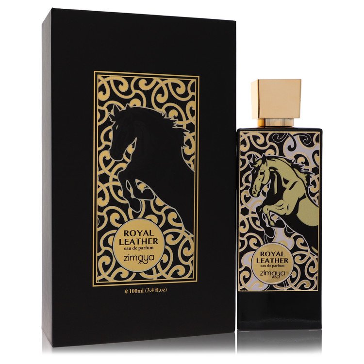 Afnan Zimaya Royal Leather Eau De Parfum Spray (Unisex) By Afnan (Men) - Rochan Shop