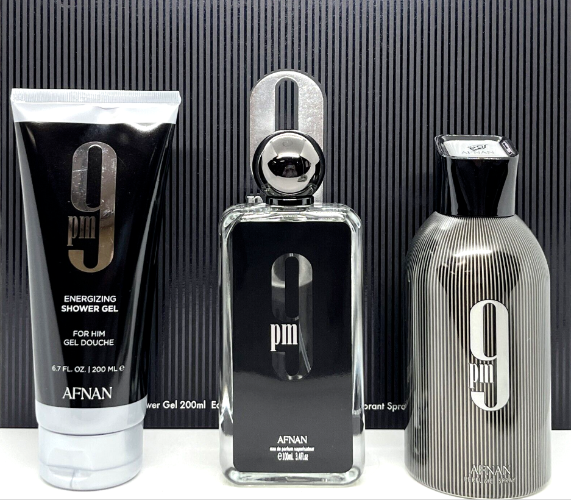 Afnan 9 Pm 3 Piece Gift Set Afnan Men's Gift Sets