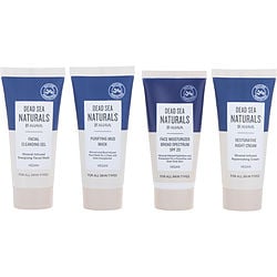 Ahava By Ahava Dead Sea Naturals Set: Refreshing Cleansing Gel 15ml + Facial Moisturizer Broad Spectrum Spf 20 15ml + Restorative Night Cream 15ml + Purifying Mud Mask 15ml + Daily Eye Cream 3ml (Women) - Rochan Shop