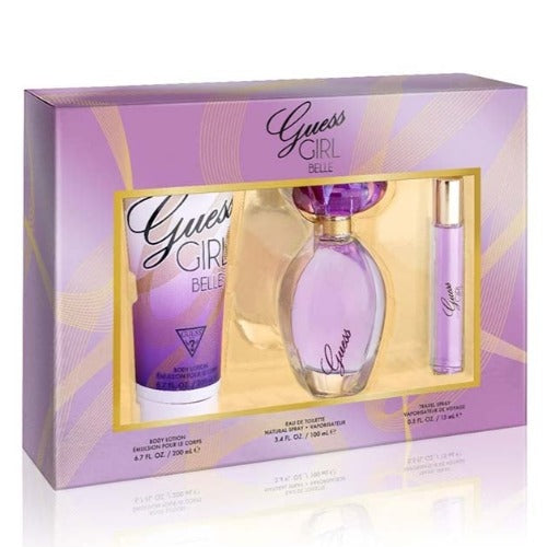 Guess Girl Belle 3 Piece Gift Set Guess Women's Gift Sets - Rochan Shop