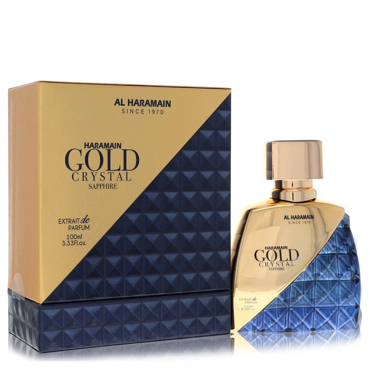 Al Haramain Gold Crystal Sapphire By Al Haramain Extrait De Parfum Spray 3.33 Oz (Men) - Rochan Shop