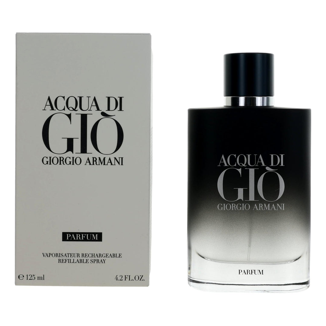 Acqua Di Gio By Giorgio Armani, 4.2 Oz Parfum Spray Refillable For Men