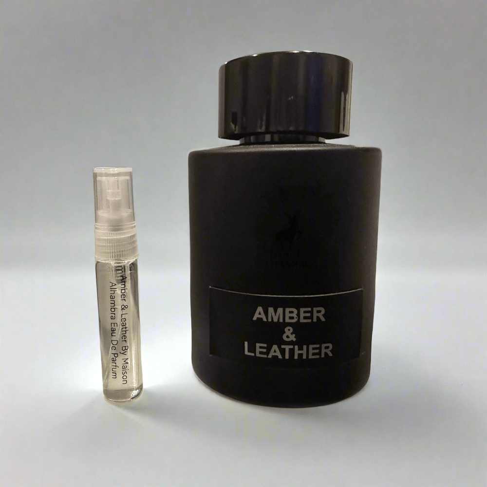 Amber & Leather By Maison Alhambra Eau De Parfum Spray 5 ml Sample (Men) - Rochan Shop