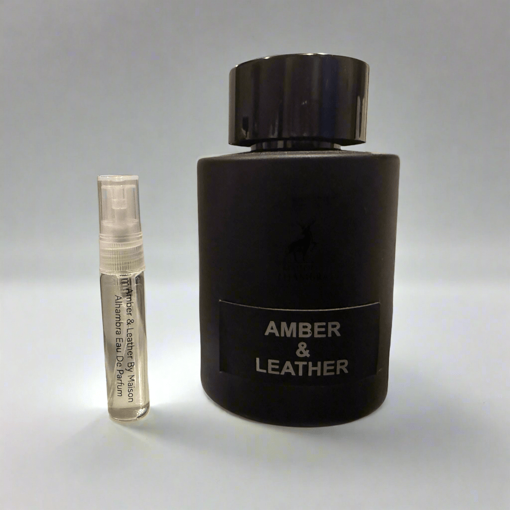 Amber & Leather By Maison Alhambra Eau De Parfum Spray 5 ml Sample (Men) - Rochan Shop
