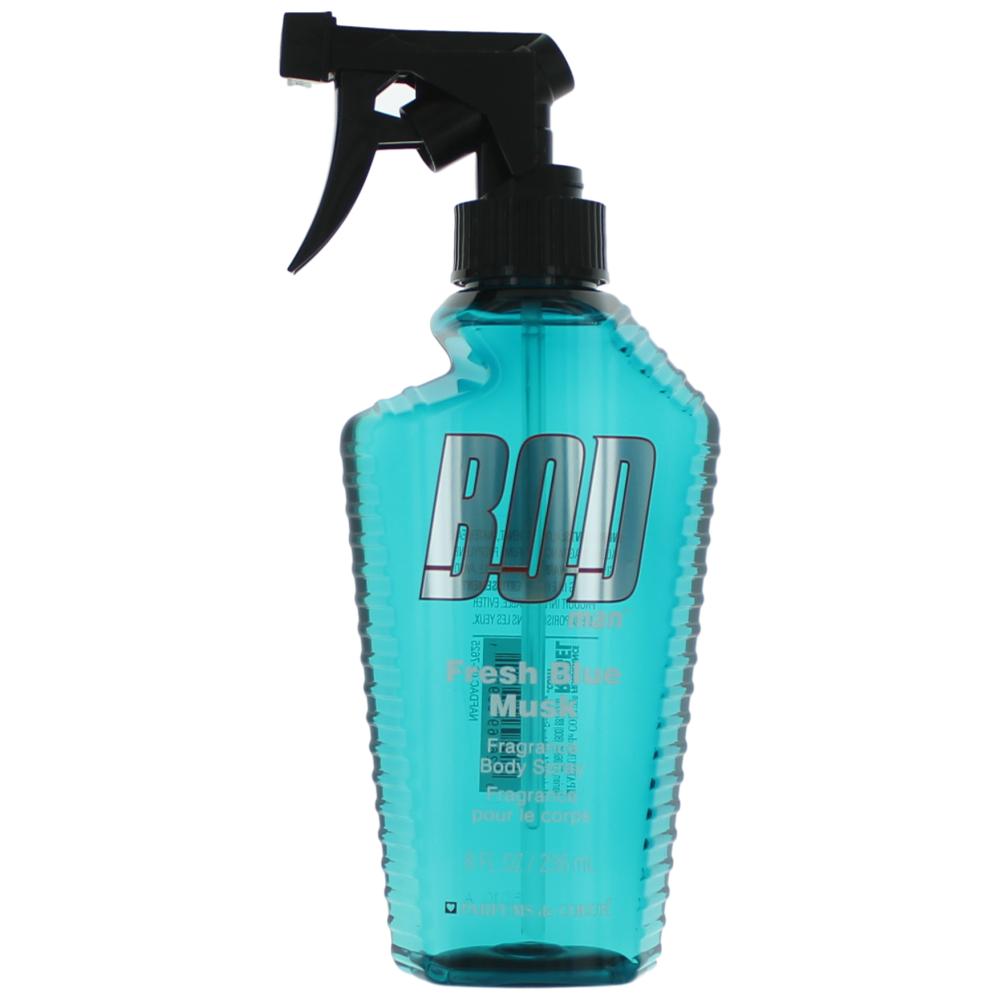 Bod Man Fresh Blue Musk By Parfums De Coeur, 8oz Fragrance Body Spray Men