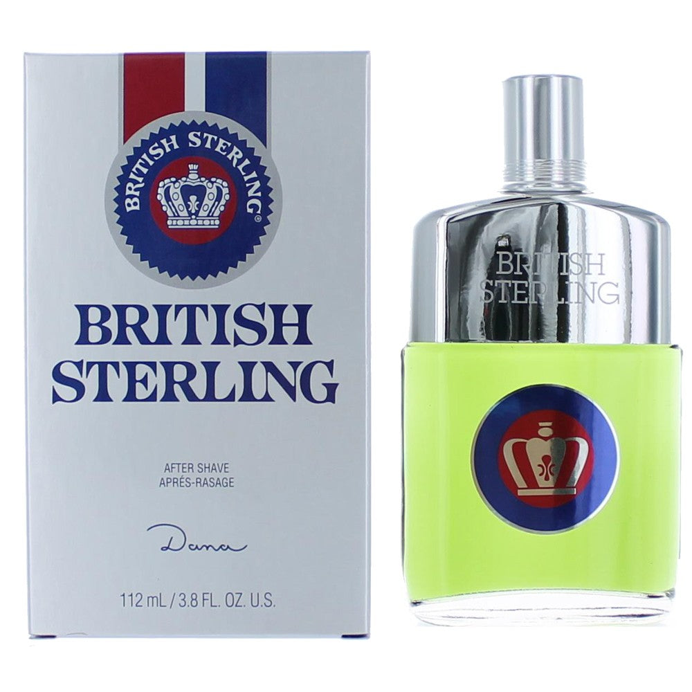 British Sterling By Dana, 3.8 Oz After Shave For Men