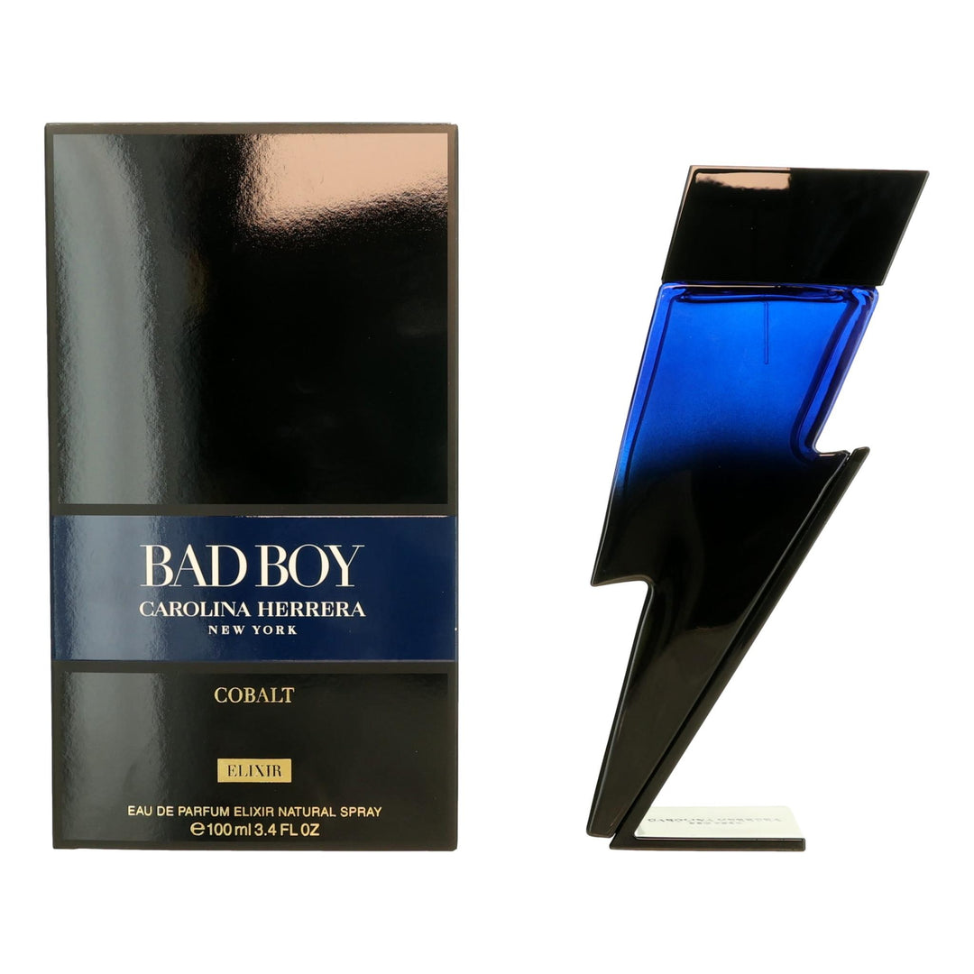 Bad Boy Cobalt Elixir By Carolina Herrera, 3.4 Oz Edp Elixir Spray Men - Rochan Shop