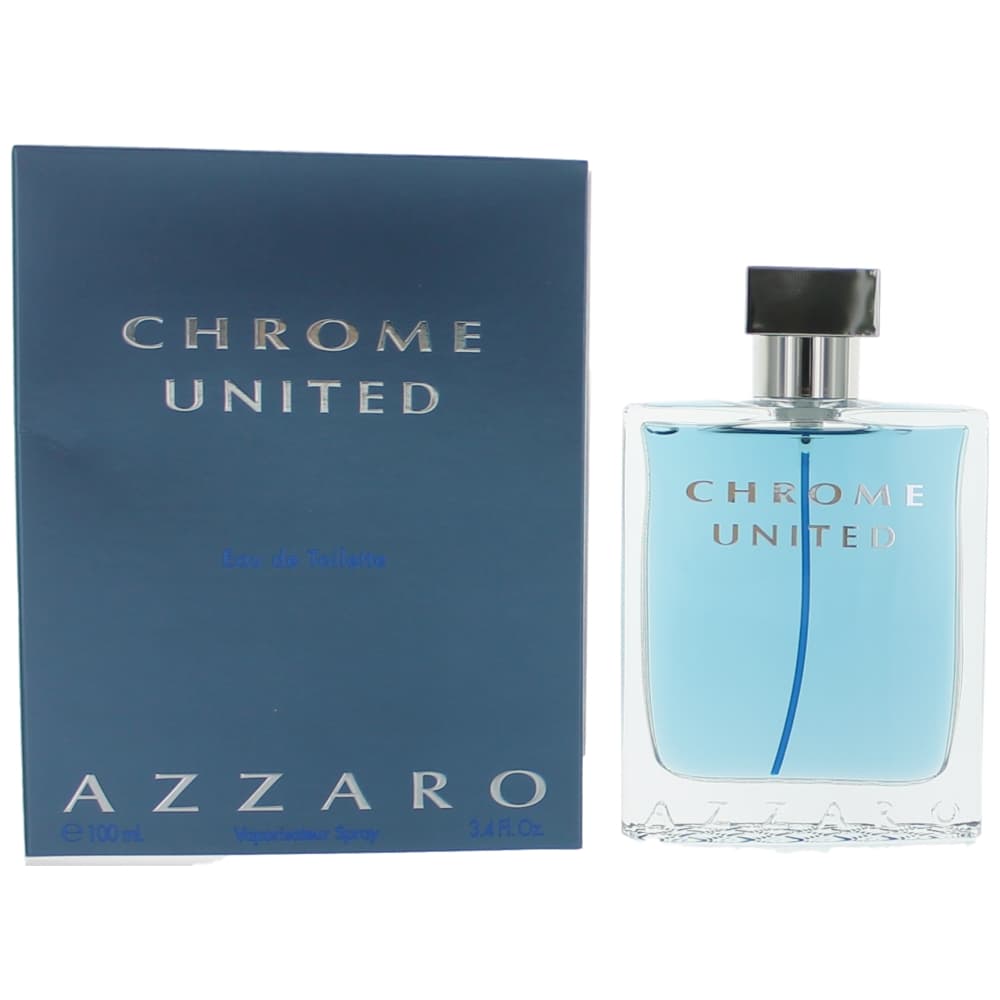 Chrome United By Azzaro, 3.4 Oz Edt Spray For Men