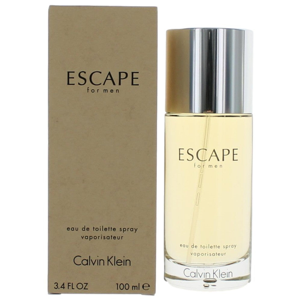 Escape By Calvin Klein, 3.4 Oz Edt Spray For Men